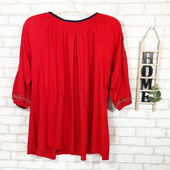 Angel Heart Boutique red could be the one embroidered top size 3x - Picture 9 of 12